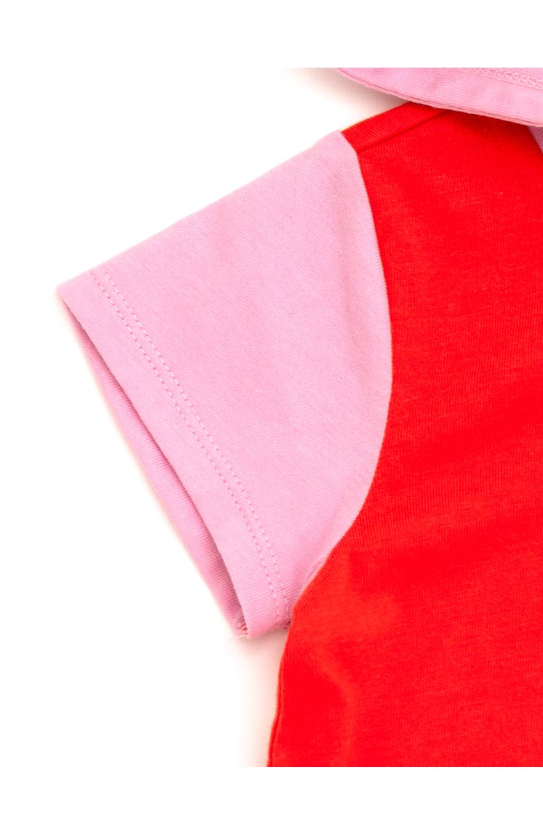 Peppa Pig Cosplay Hooded Tee, Alternate, color, Peppa Pig Red Pink