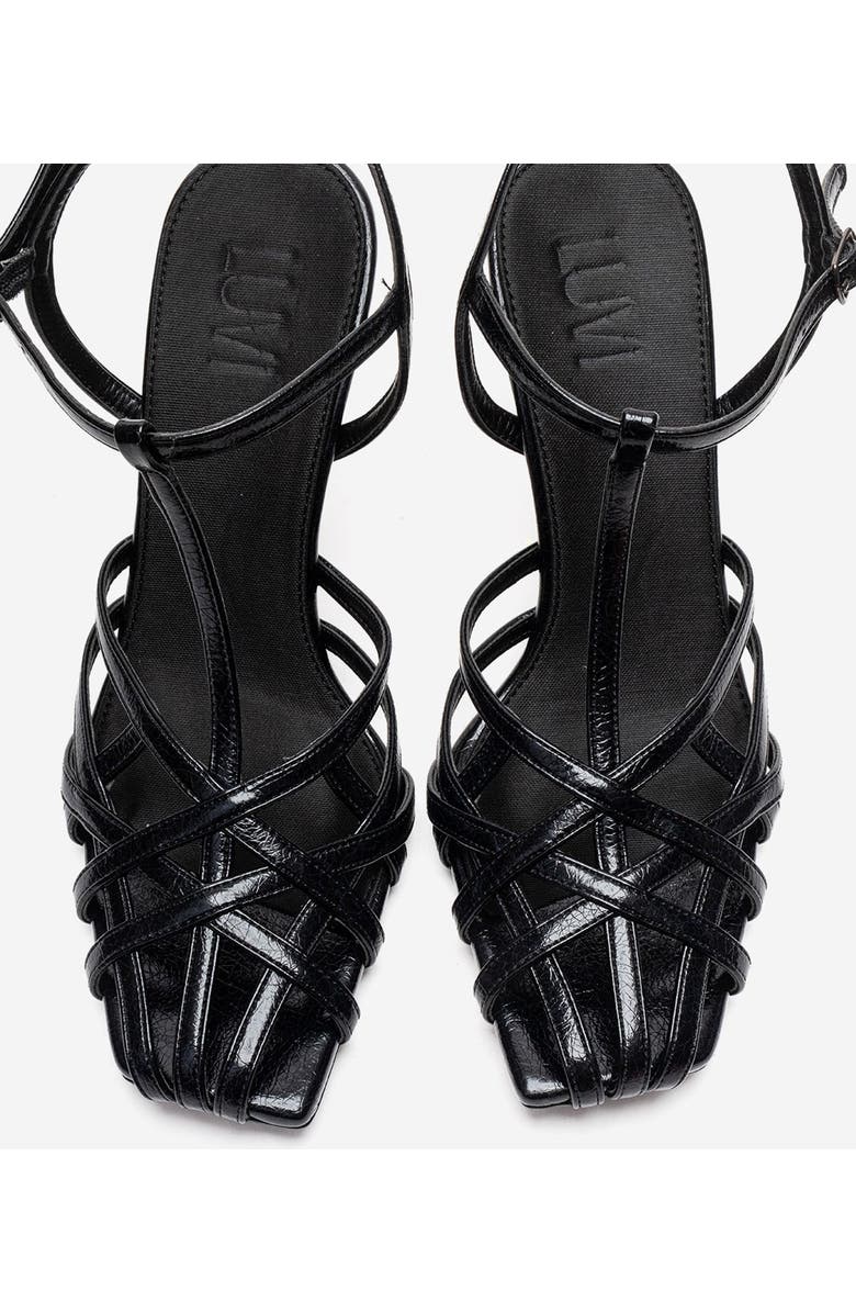 Prologue Shoes Allos Stiletto Sandal, Alternate, color, Black