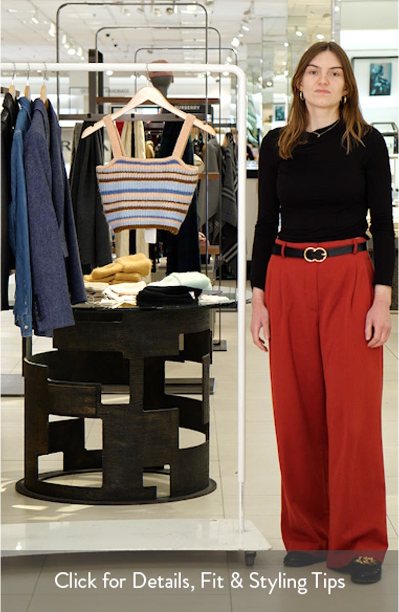 Stripe Rib Tank Top, sales video thumbnail