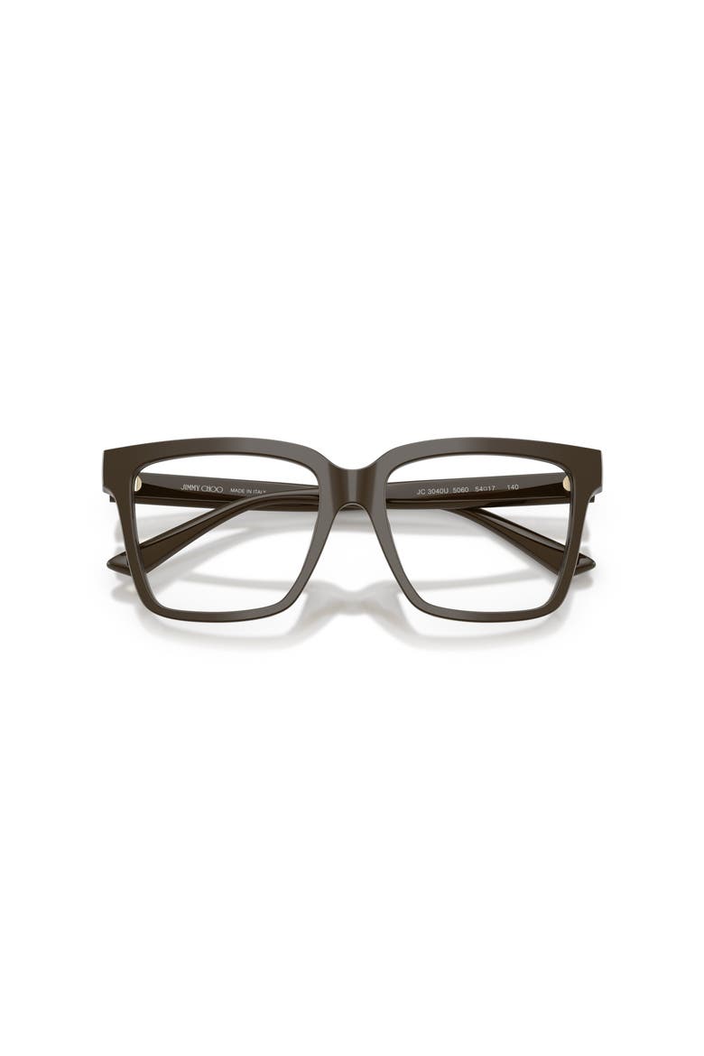 54mm Square optical glasses, Alternate, color, Green