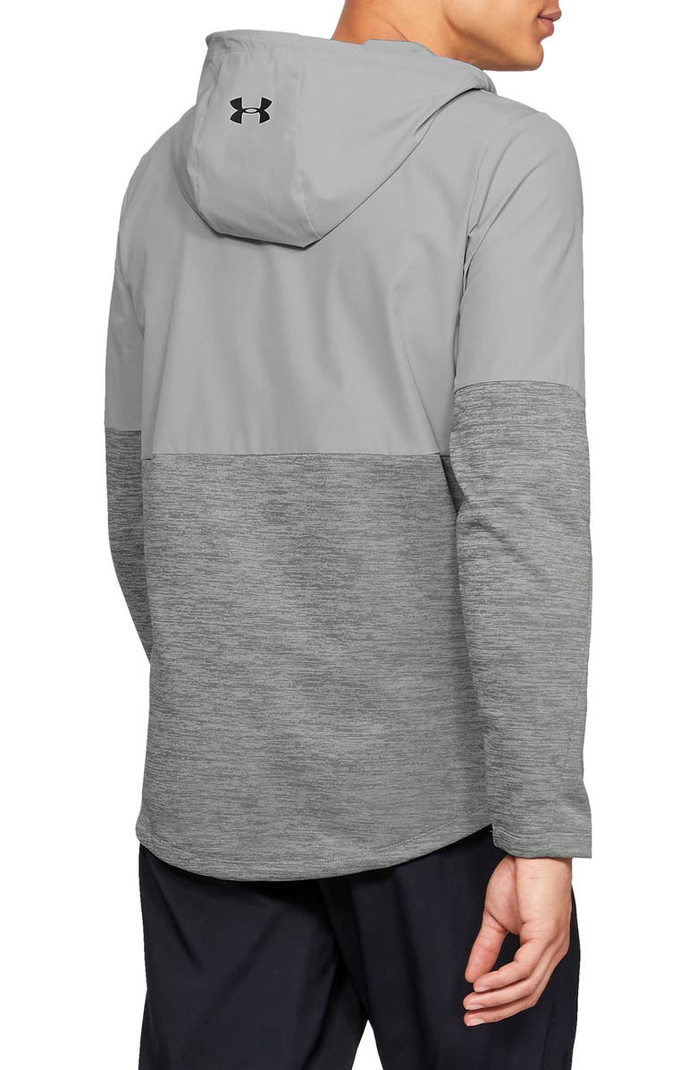 Under Armour Storm Cyclone Water Repellent Half Zip Hoodie, Alternate, color,