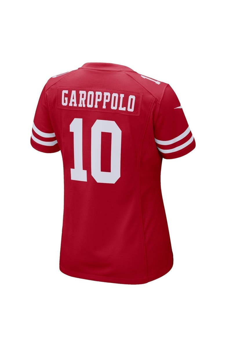 Nike Women's Nike Jimmy Garoppolo Scarlet San Francisco 49ers Game Player Jersey, Alternate, color, 