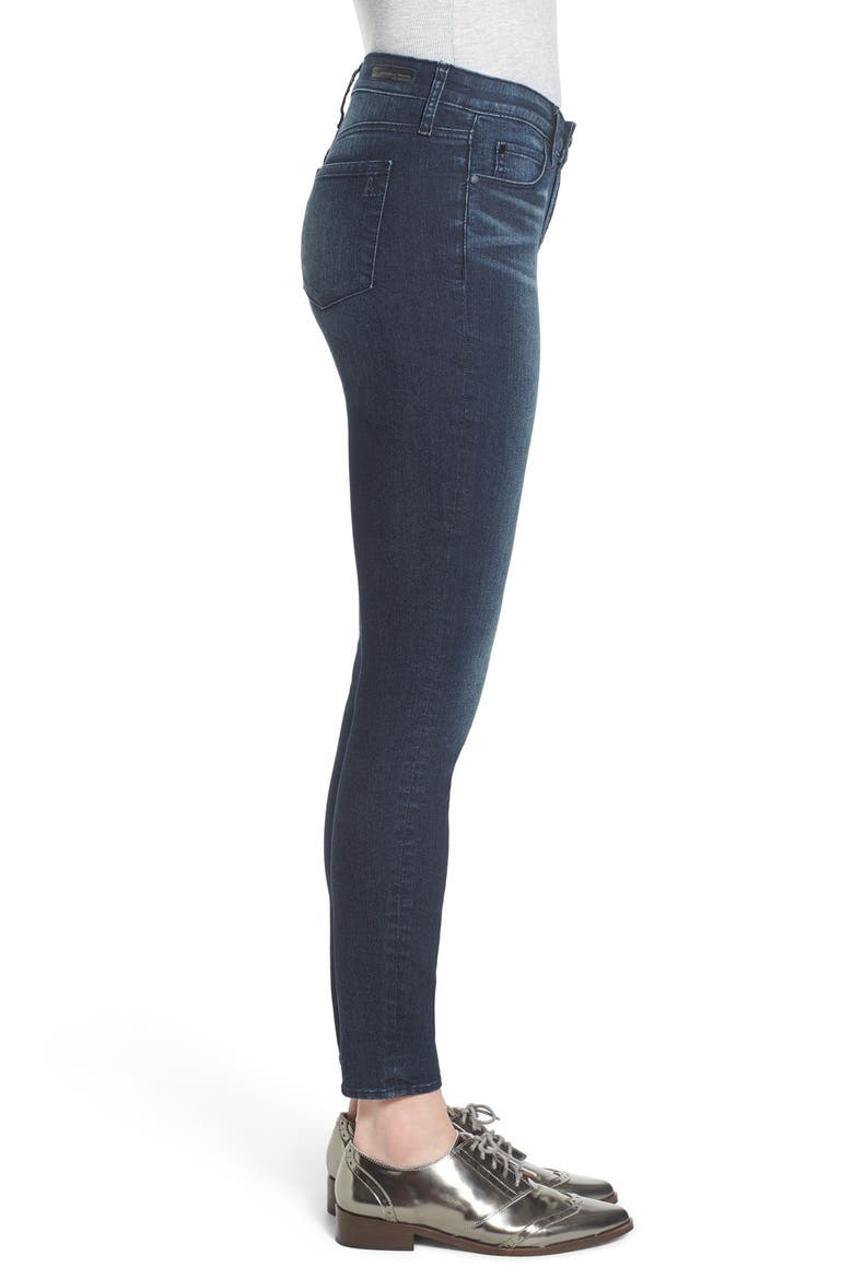 'Sarah' Skinny Jeans, Alternate, color, DARK BLUE
