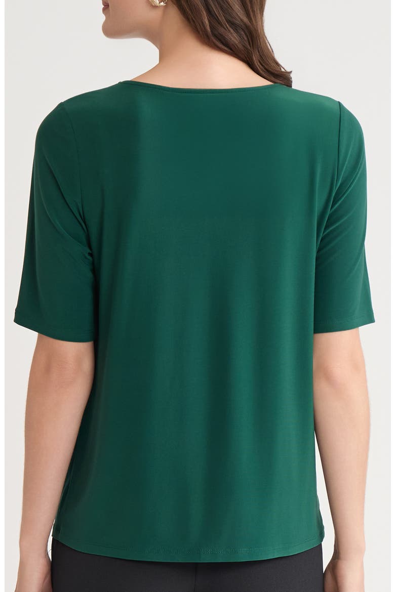 Box Pleat Top, Alternate, color, EVERGREEN