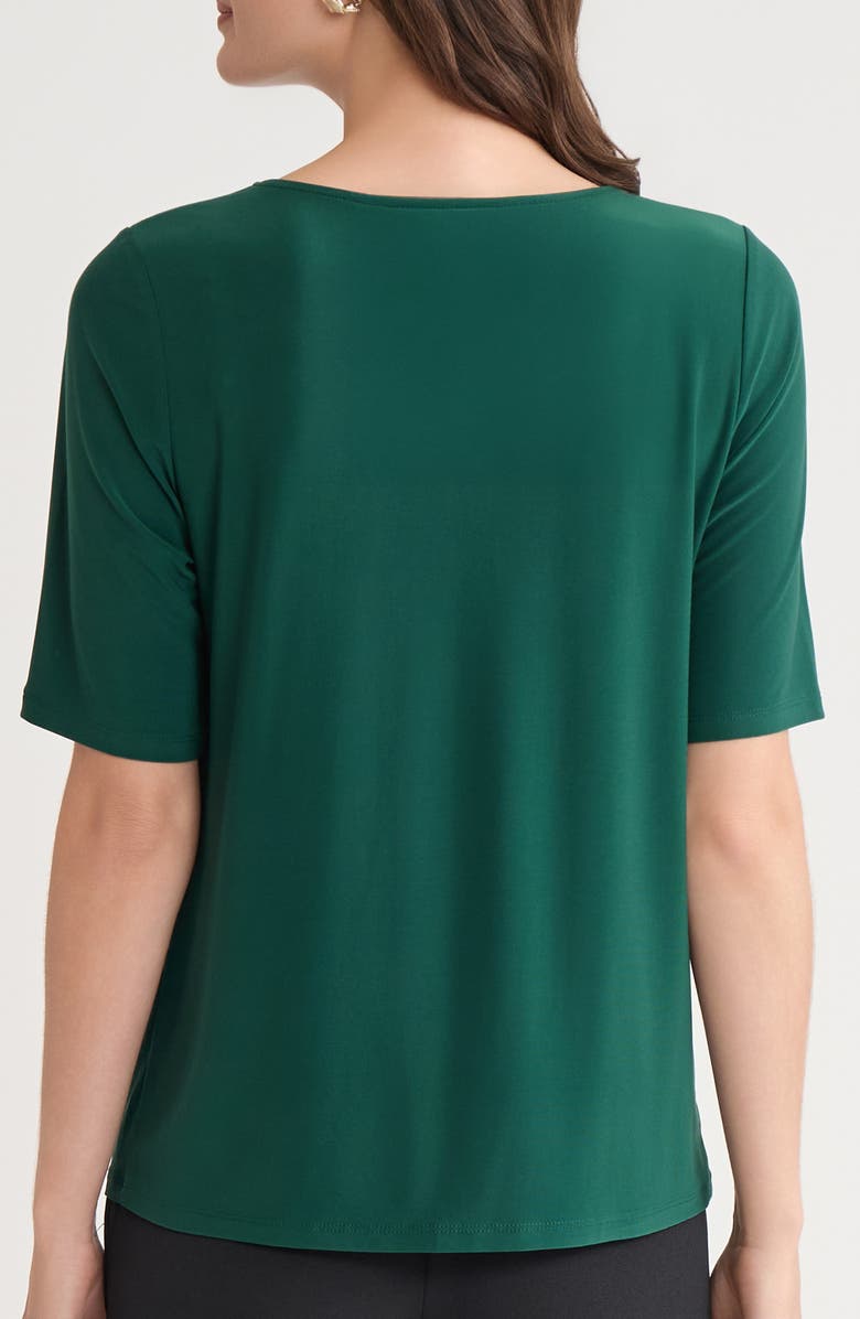 KASPER Box Pleat Top, Alternate, color, Evergreen