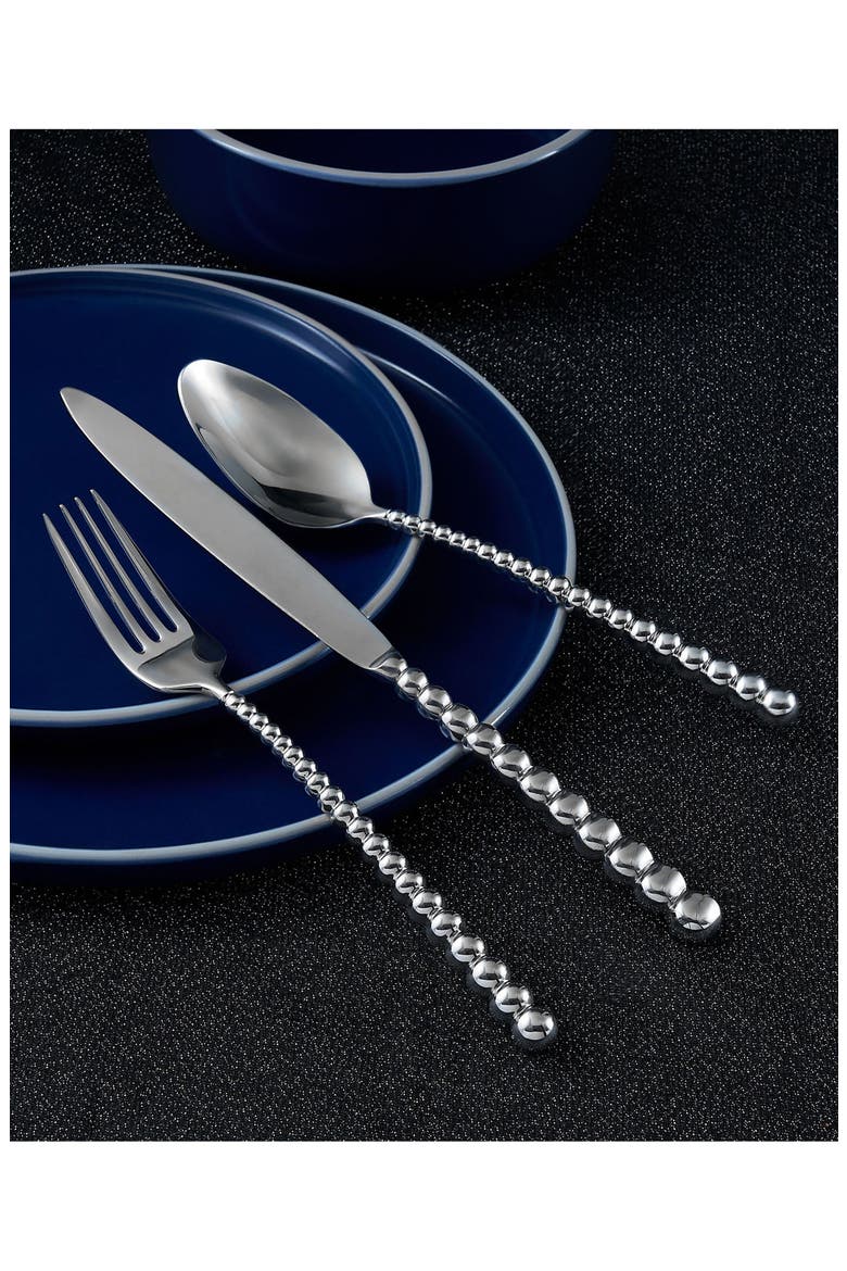 Rondure Mirror 20-Piece Flatware Set, Alternate, color, SILVER
