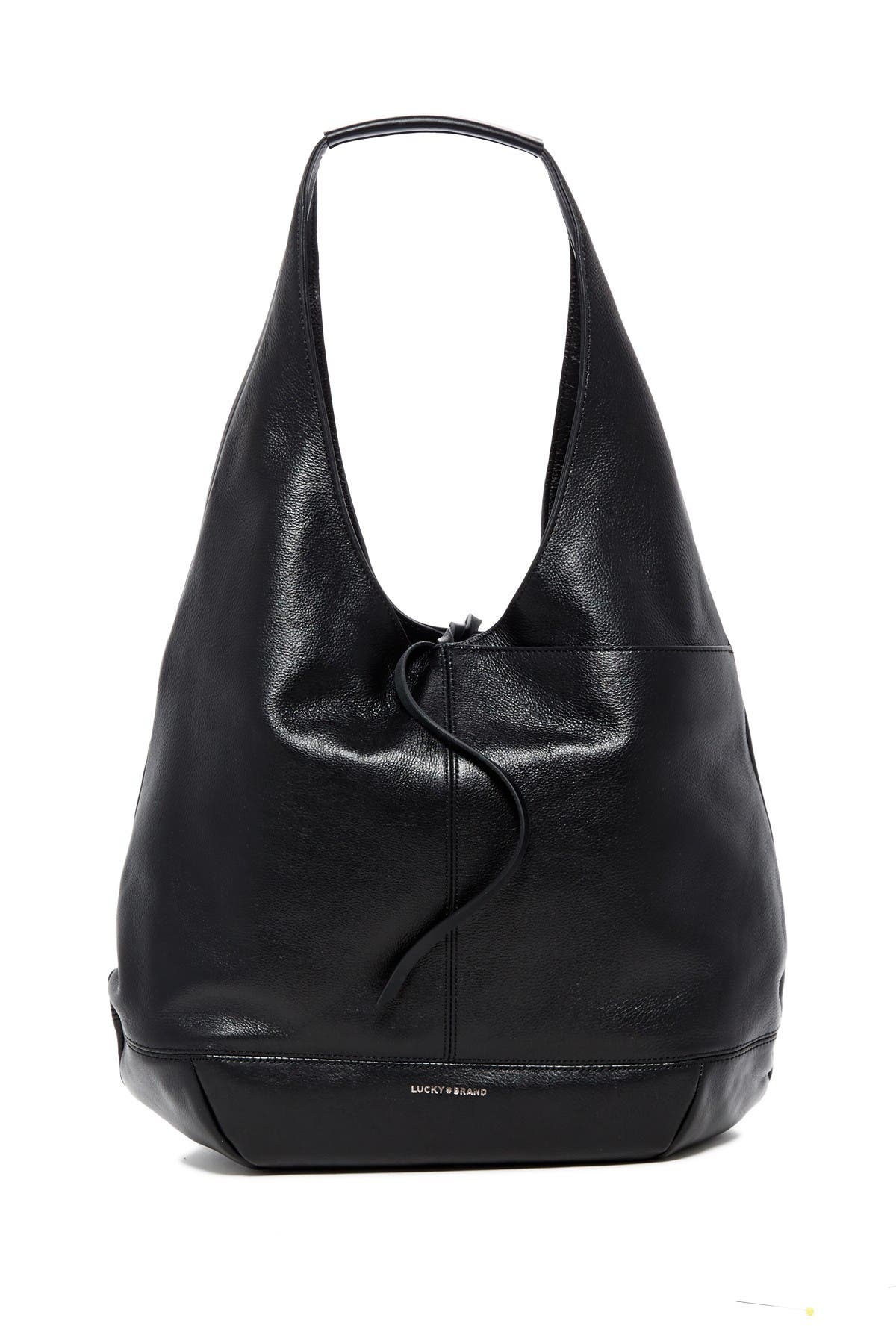 Lucky Brand Mia Leather Hobo Bag, Main, color, 