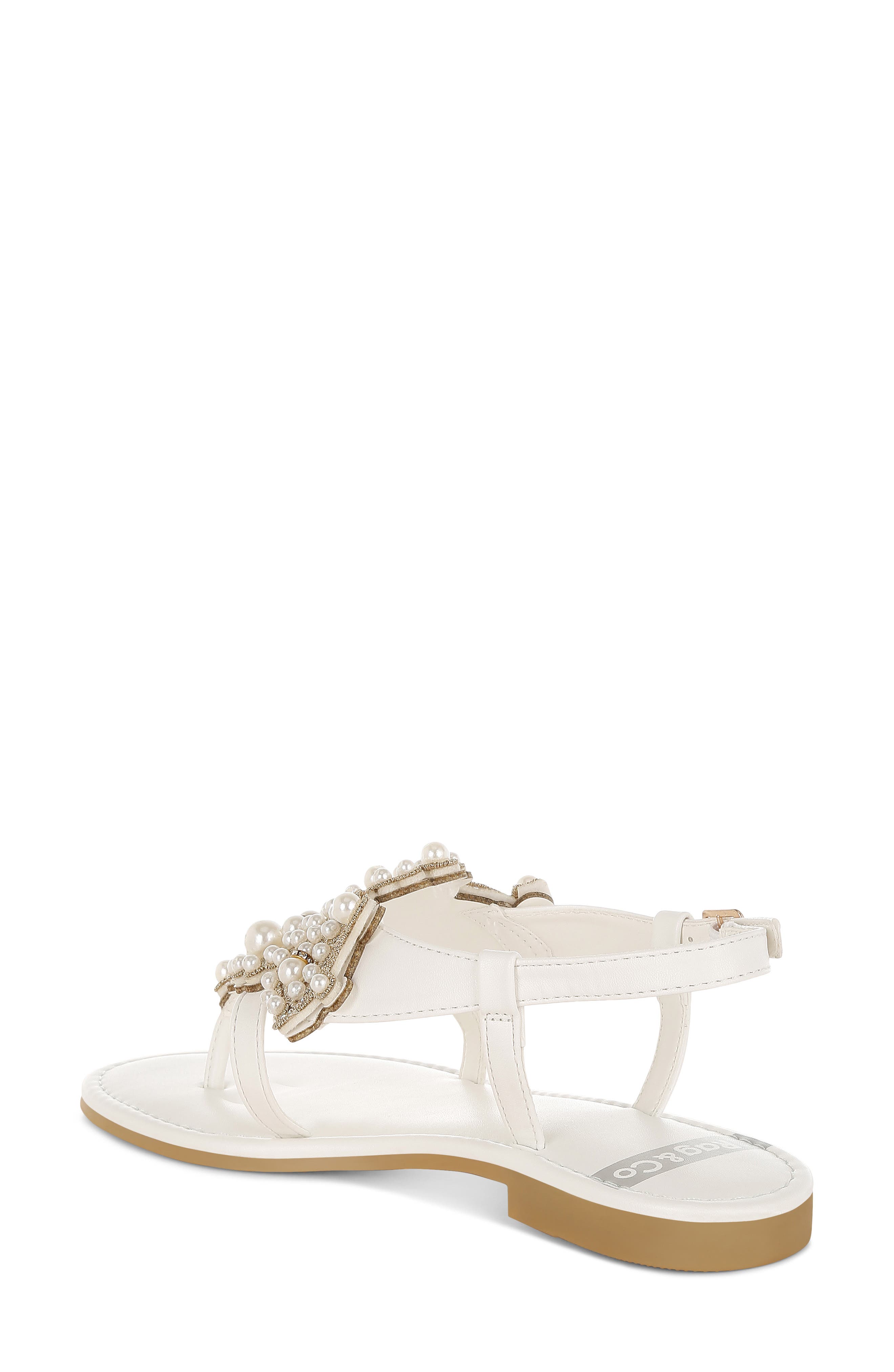 Rag & Co Nayasa Faux Pearl Sandal, Alternate, color, 