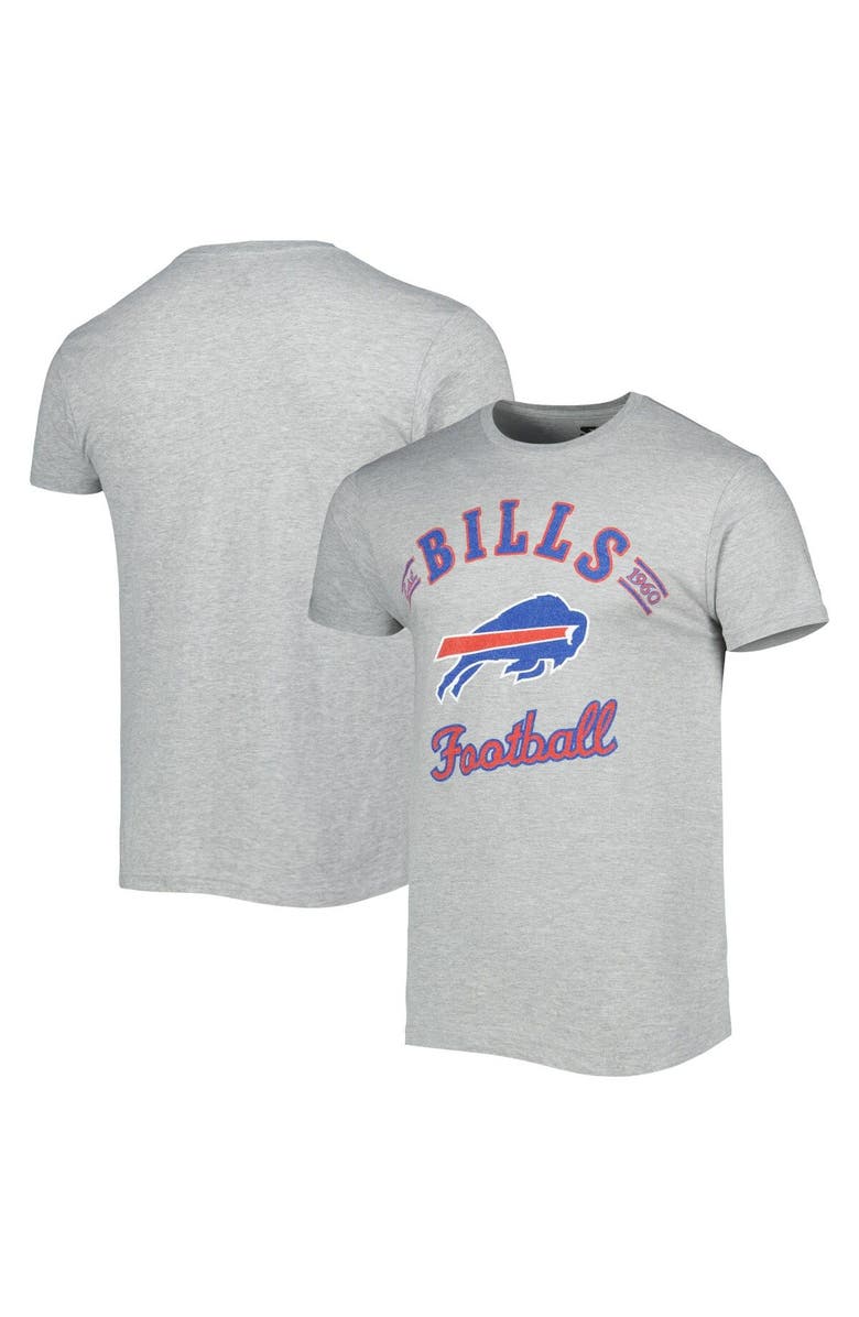STARTER Men's Starter Heathered Gray Buffalo Bills Prime Time T-Shirt, Main, color, 