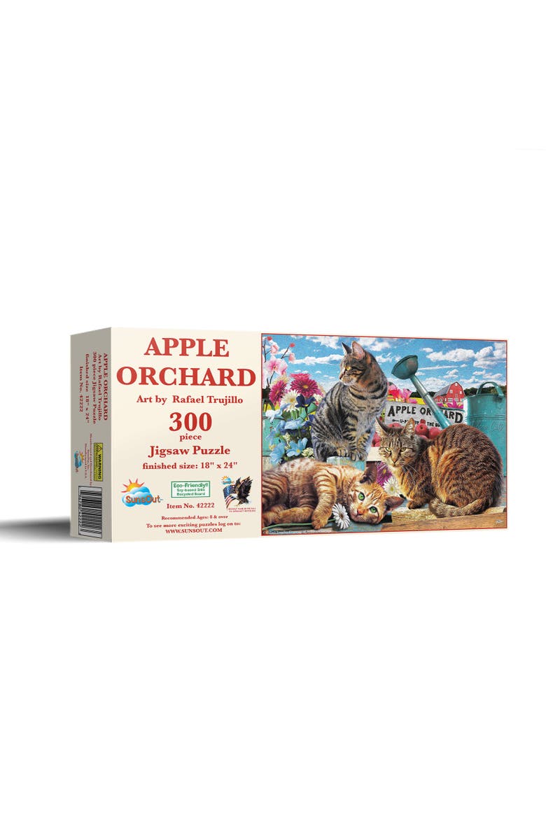 Sunsout Apple Orchard 300 piece Jigsaw Puzzle for Adults, Main, color, Multicolor