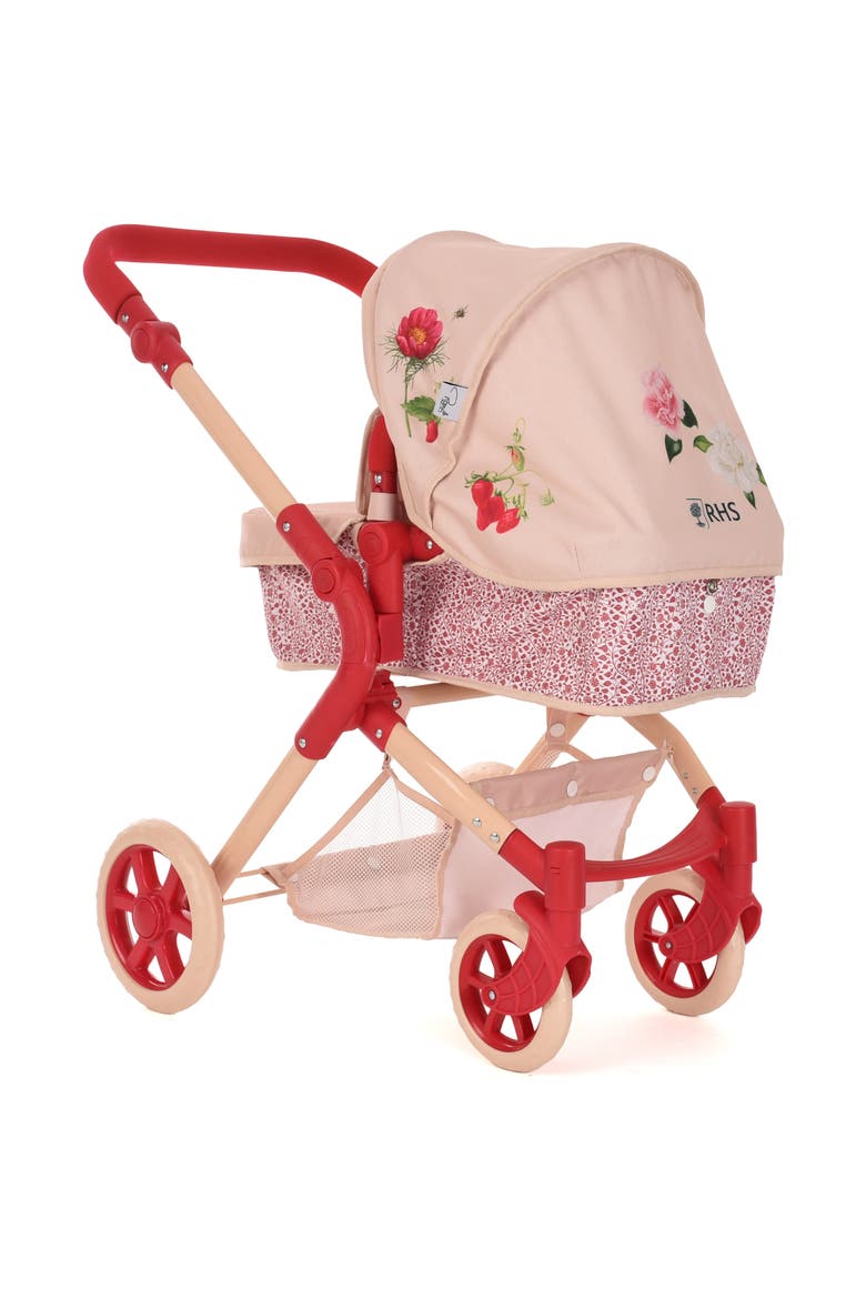 Rhs Single Doll Pram, Convertible 2 In 1, Alternate, color, Multicolored