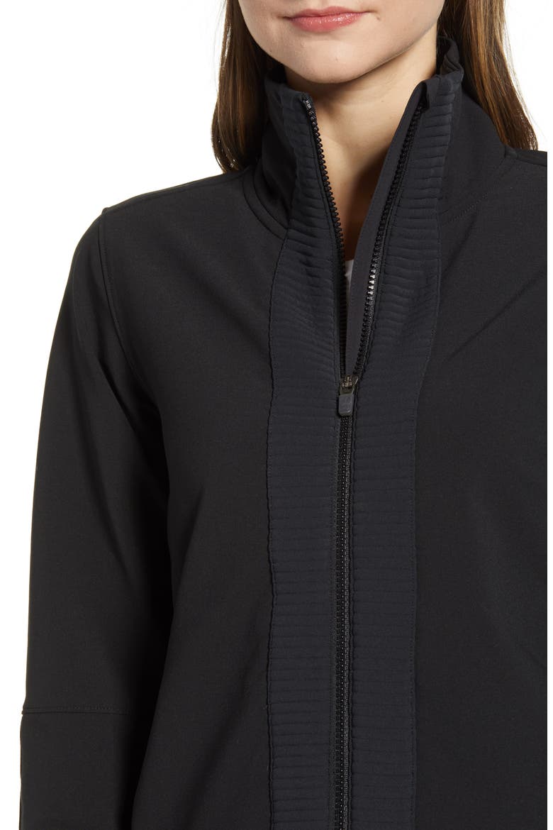 Q Speed Winterwatch Water Resistant Jacket, Alternate, color, BLACK