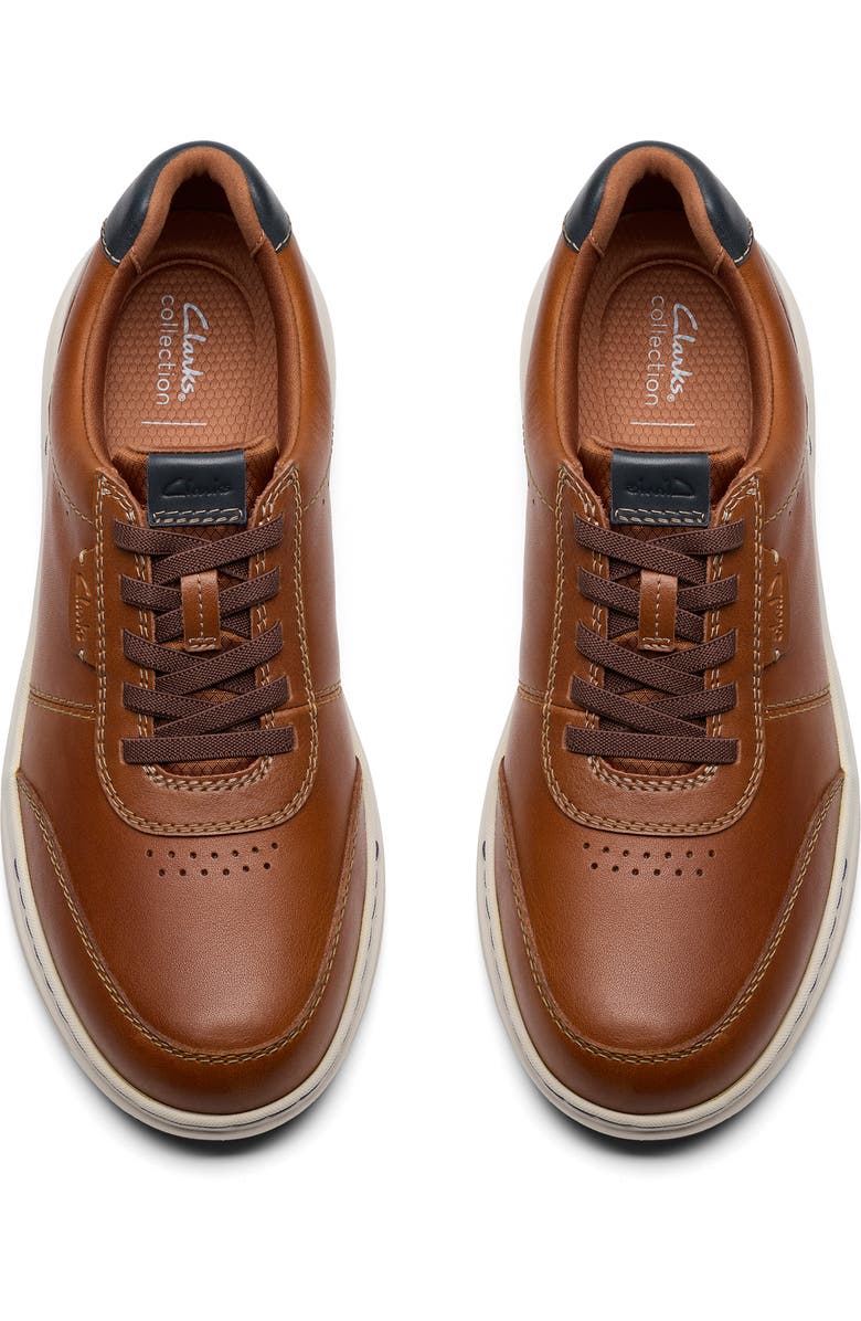Clarks<sup>®</sup> Craftwell Lace-Up Sneaker, Alternate, color, Tan Leather