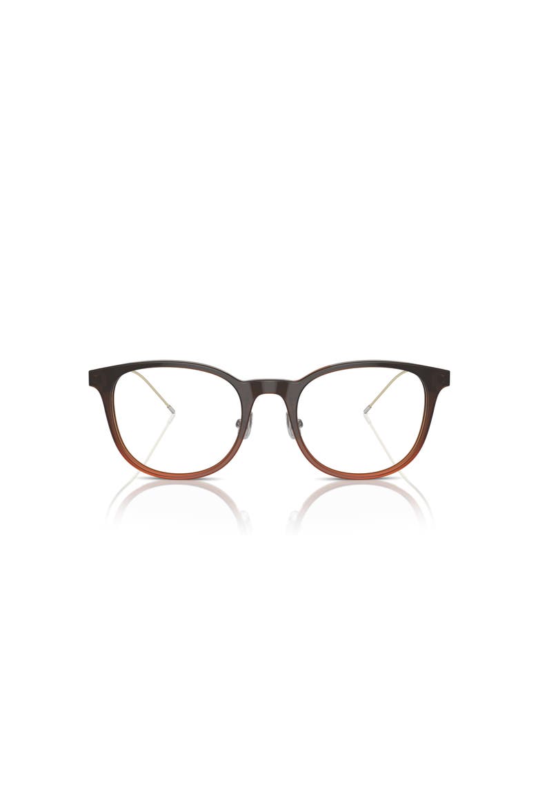 51mm Rectangle optical glasses, Alternate, color, Brown