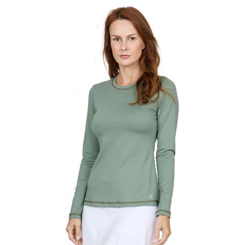 UV Colors Womens Long Sleeve Tennis Shirt