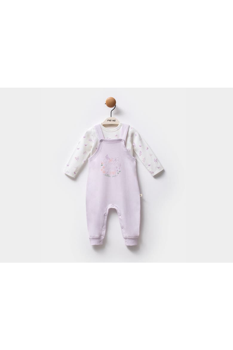 Growing Butterfly One-Piece Set, Alternate, color, Purple