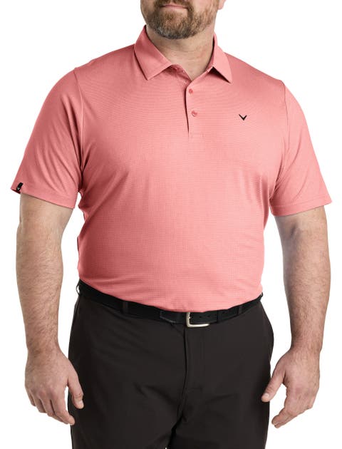 Big & Tall Classic Jacquard Golf Polo Shirt