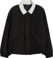 PacSun Pilot Puffer Jacket with Faux Shearling Collar