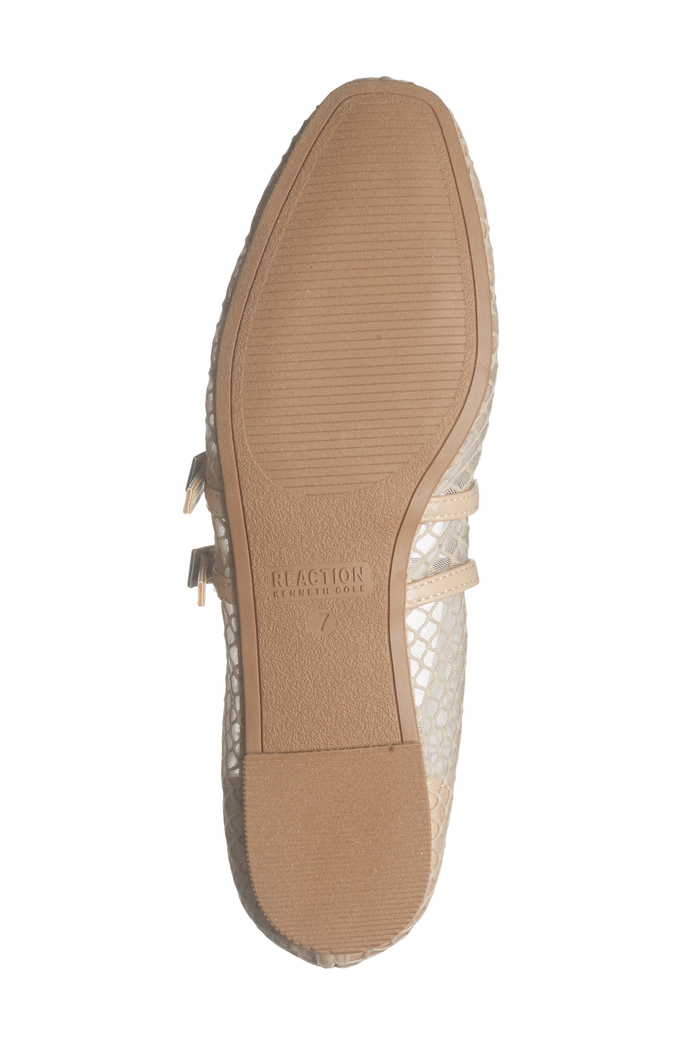 Malibu Mesh Mary Jane Flat, Alternate, color, ALMOND SPORT MESH