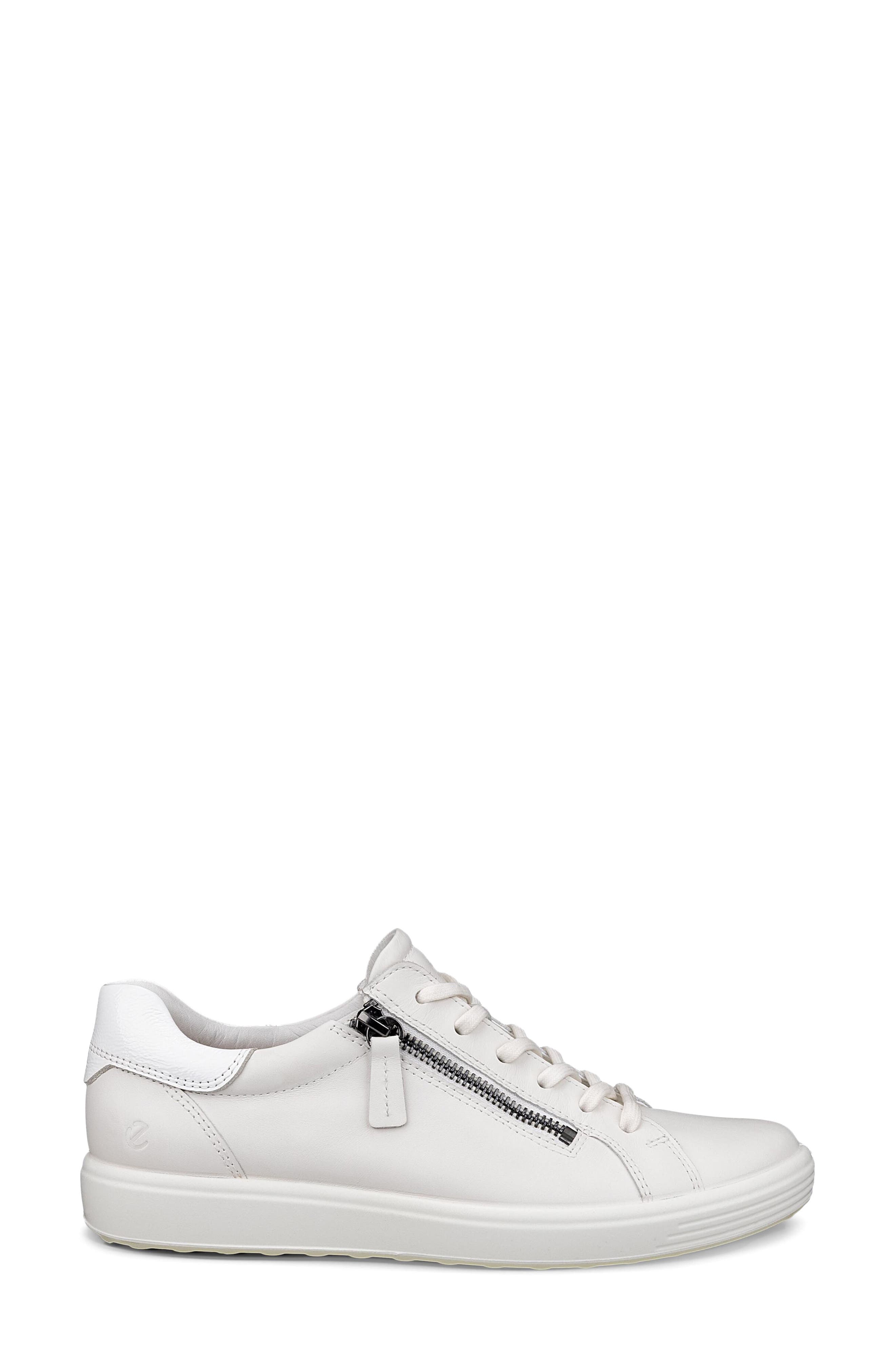 ECCO Soft 7 Sneaker, Alternate, color, White