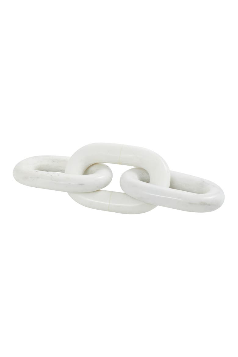 Marble Chain Sculpture, Alternate, color, WHITE