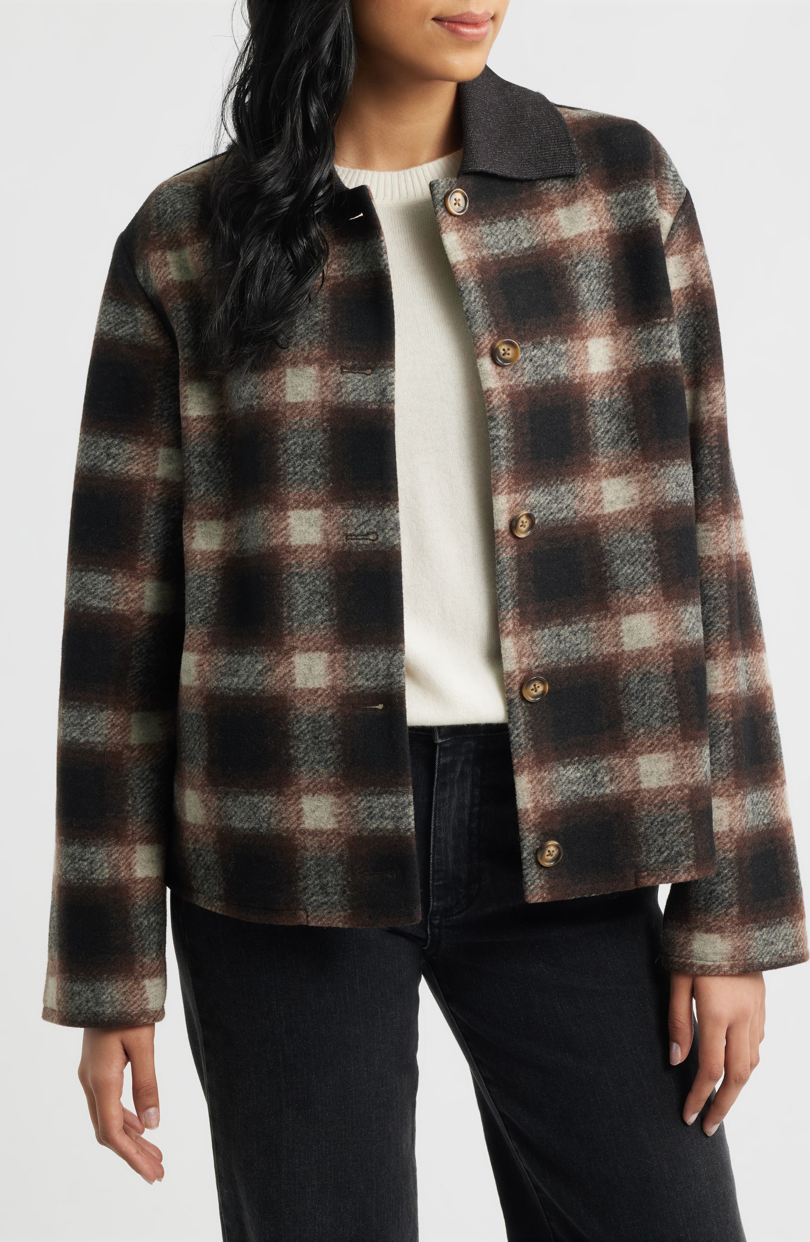 selected BROWN PLAID
