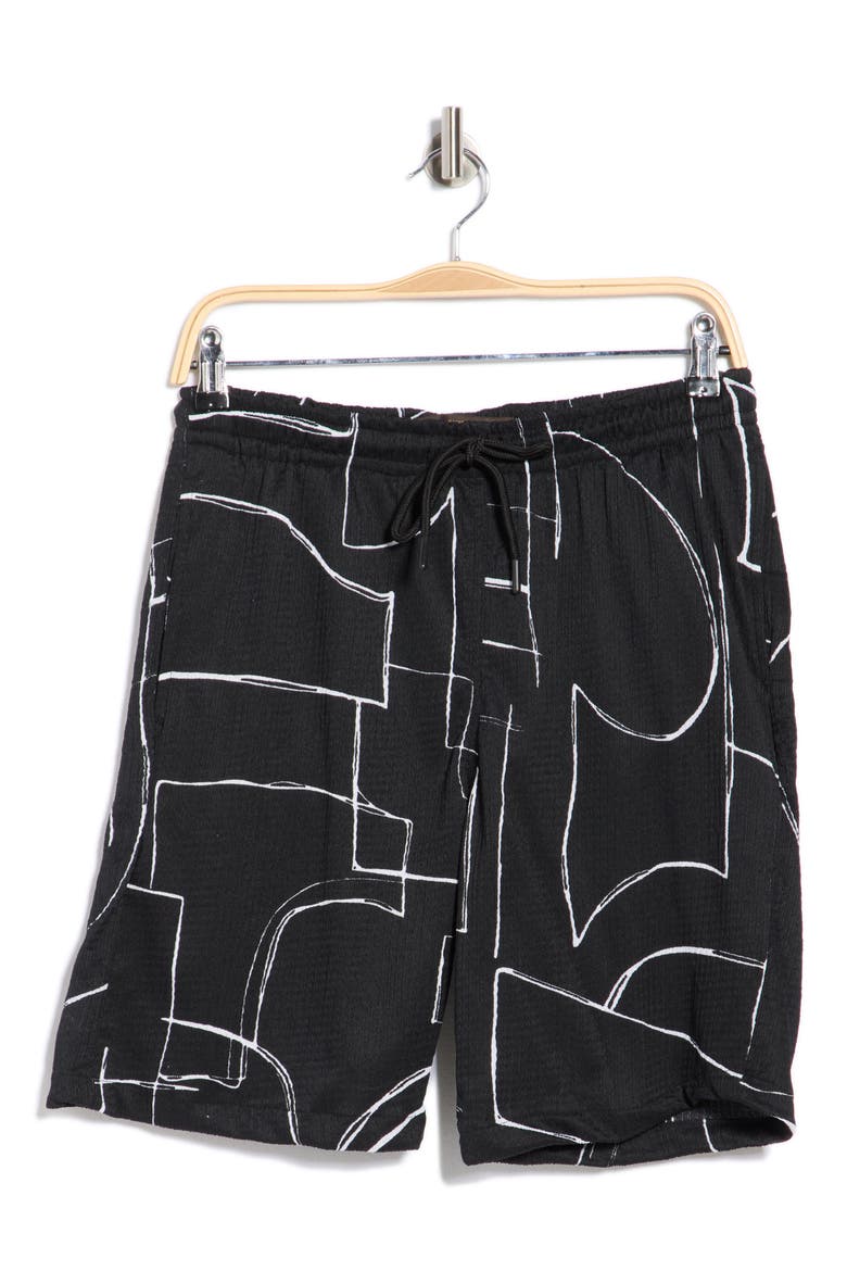 Drawstring Shorts, Alternate, color, BLACK