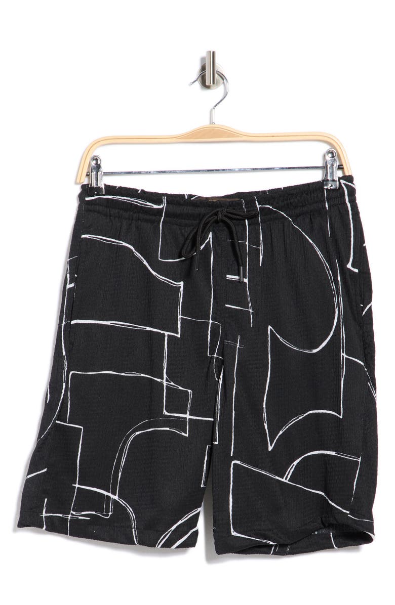 T.R. PREMIUM Drawstring Shorts, Main, color, Black