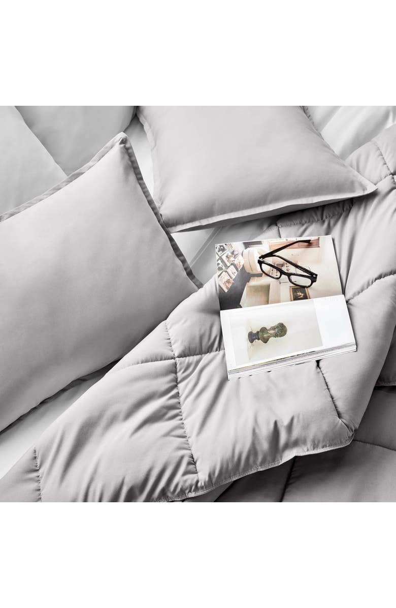 Bare Home All-Season Down Alternative Comforter Set - Oversized King, Alternate, color, Light Grey