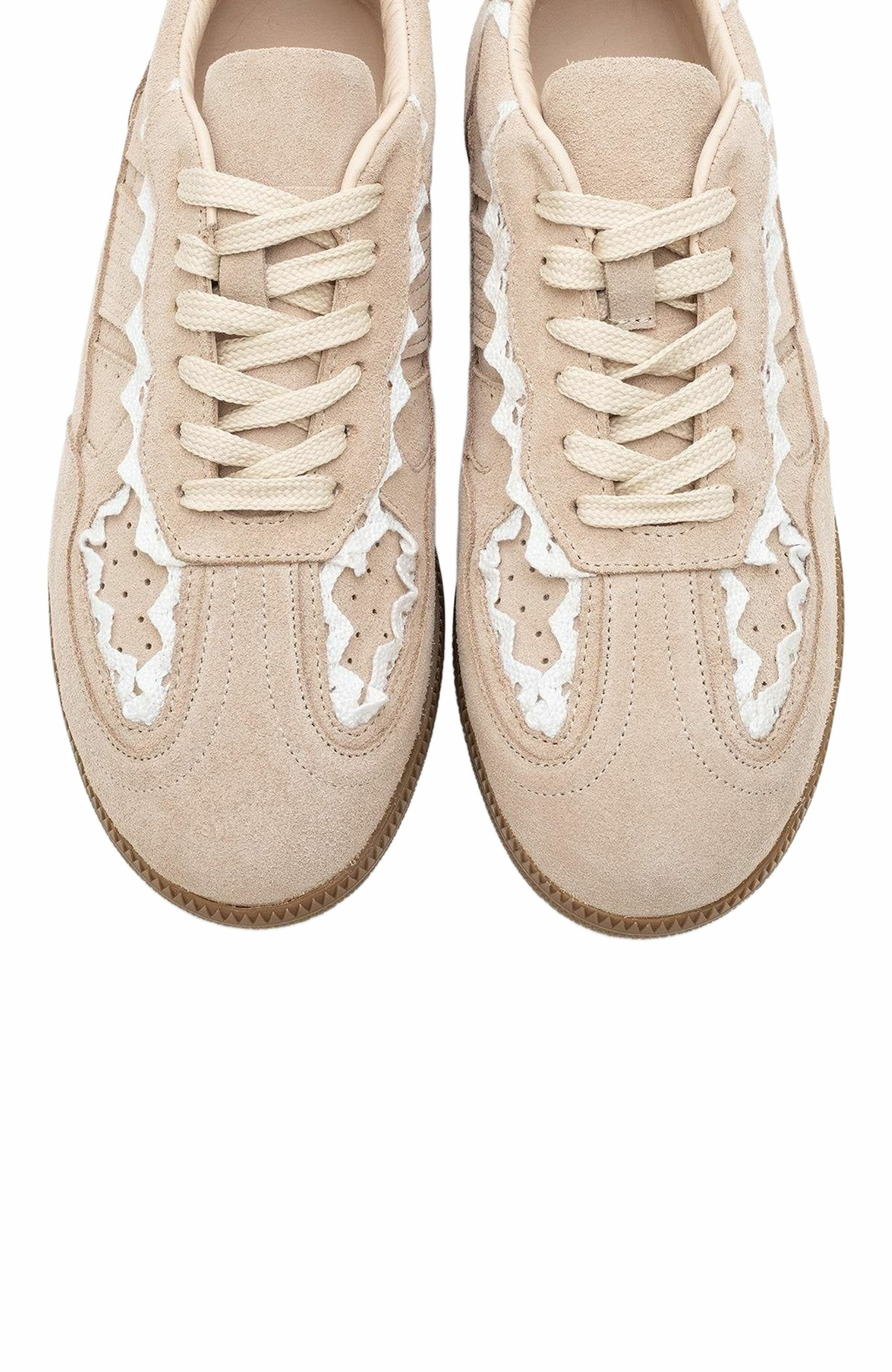 Forever & Always Shoes Shiva Suede Leather Sneakers, Alternate, color, Beige Suede Leather