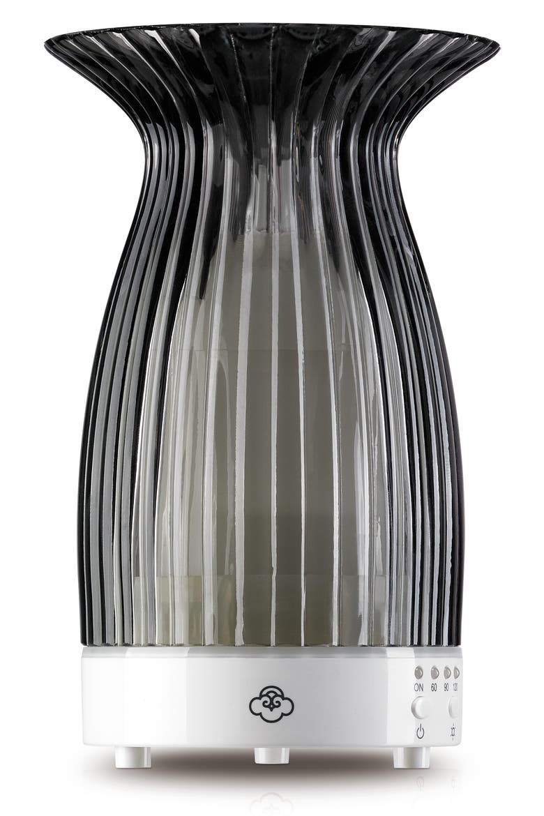 Blossom Ultrasonic Mist Aromatherapy Diffuser, Main, color, GREY