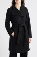 Michael Kors Belted Coat with Oversize Collar