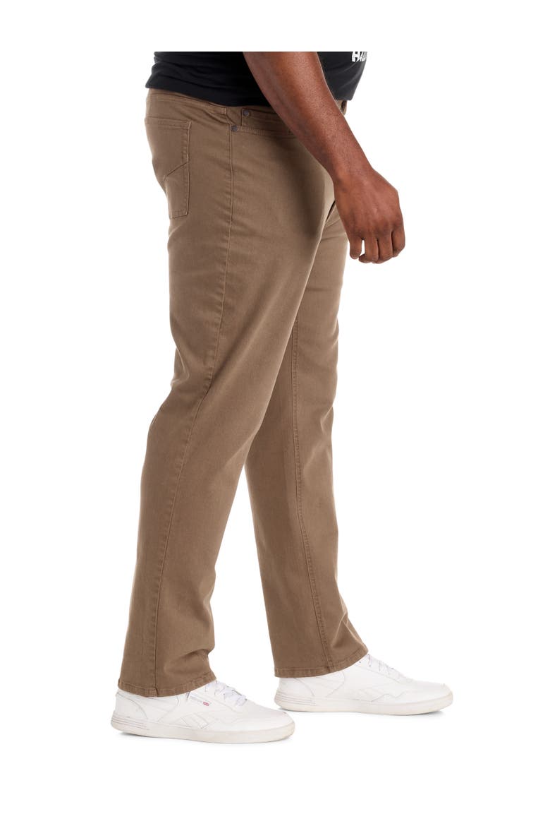 Big & Tall Iconic 5-Pocket Everyday Stretch Pants, Alternate, color, PORTABELLA