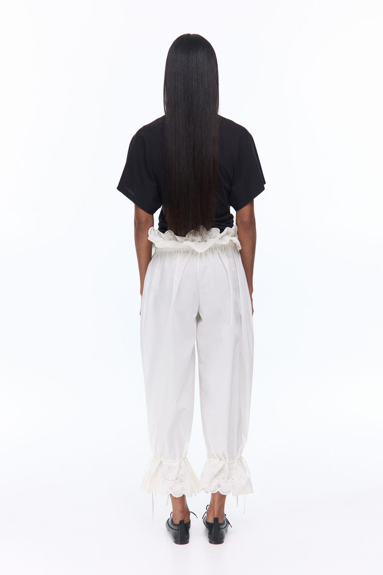 Batwing-sleeved Pima Cotton Top, Alternate, color, Black