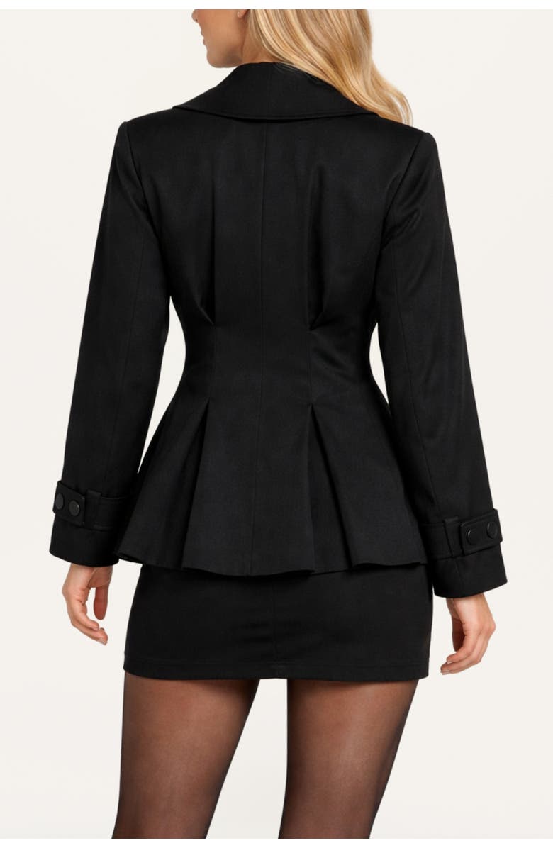 Nocturne Belted Trench Coat, Alternate, color, Black