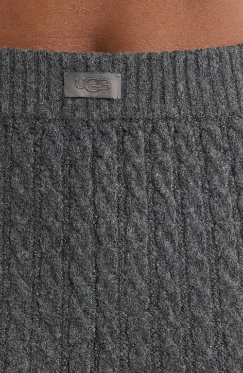 Ugg(r) Lorelai Cable Joggers In Gray