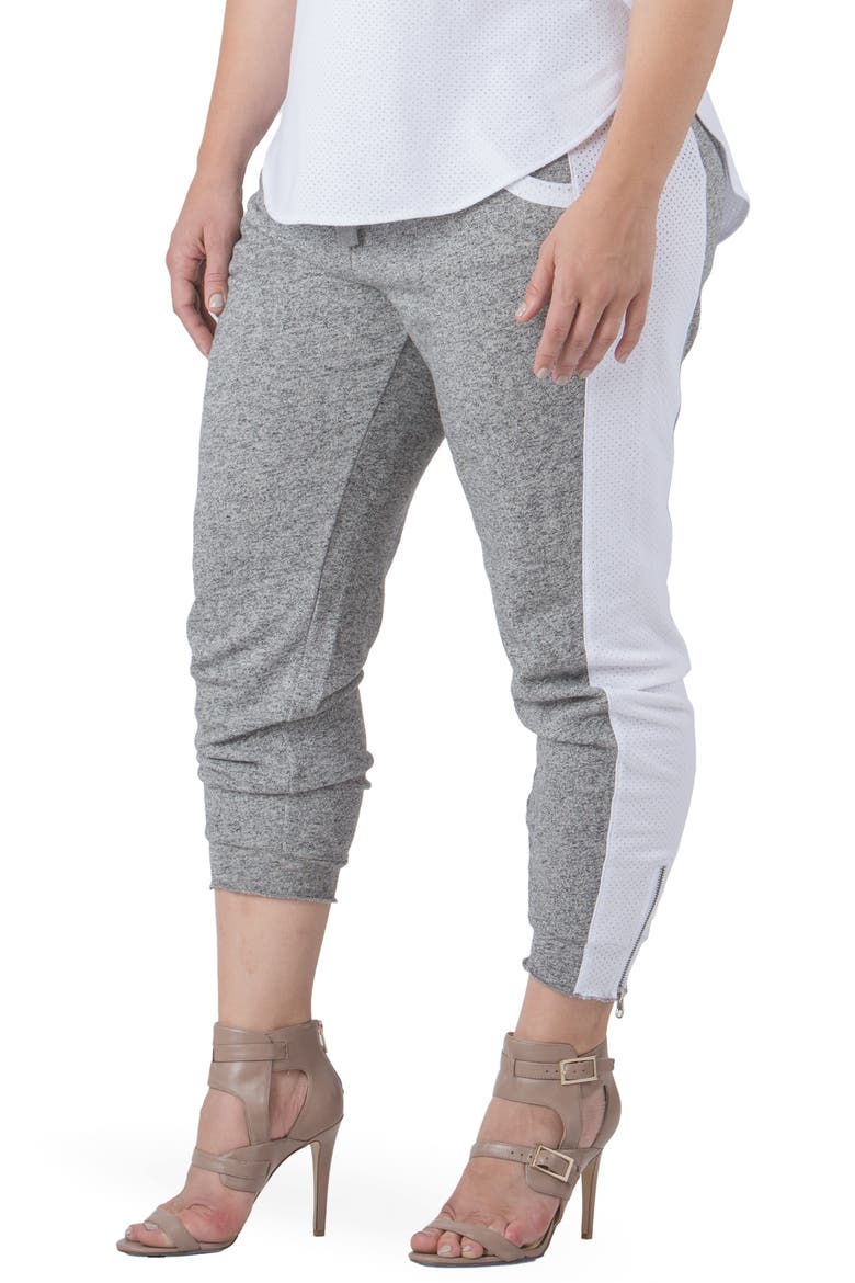 Sami Knit Crop Joggers, Alternate, color, GREY