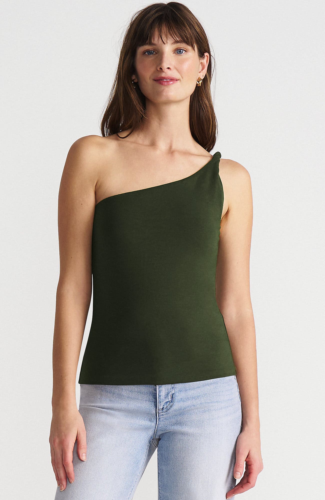 Slender One Shoulder Top - image 5