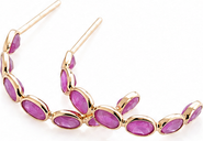 Zuvan Crimson Elegance Earrings