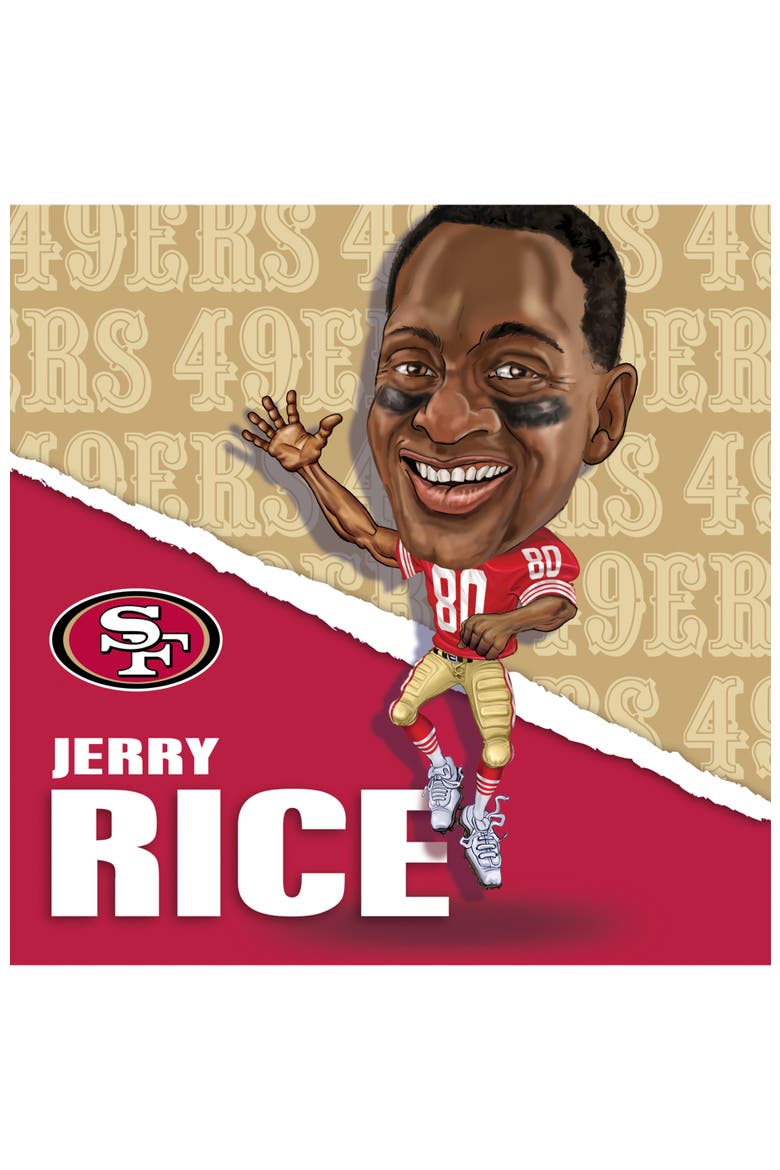 49ers Jerry Rice 100 Piece Puzzle, Alternate, color, Multicolor