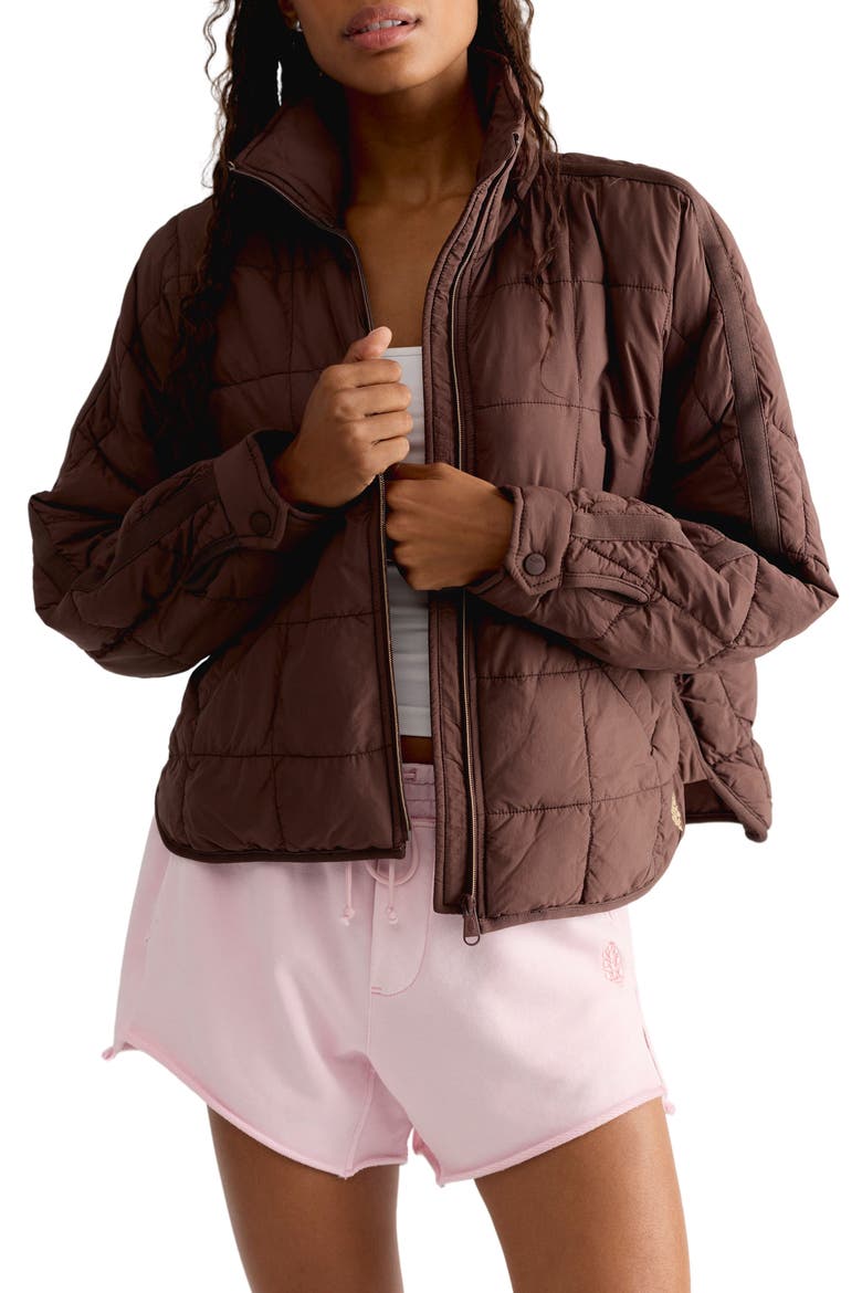 FP Movement Pippa Packable Puffer Jacket, Main, color, COCOA