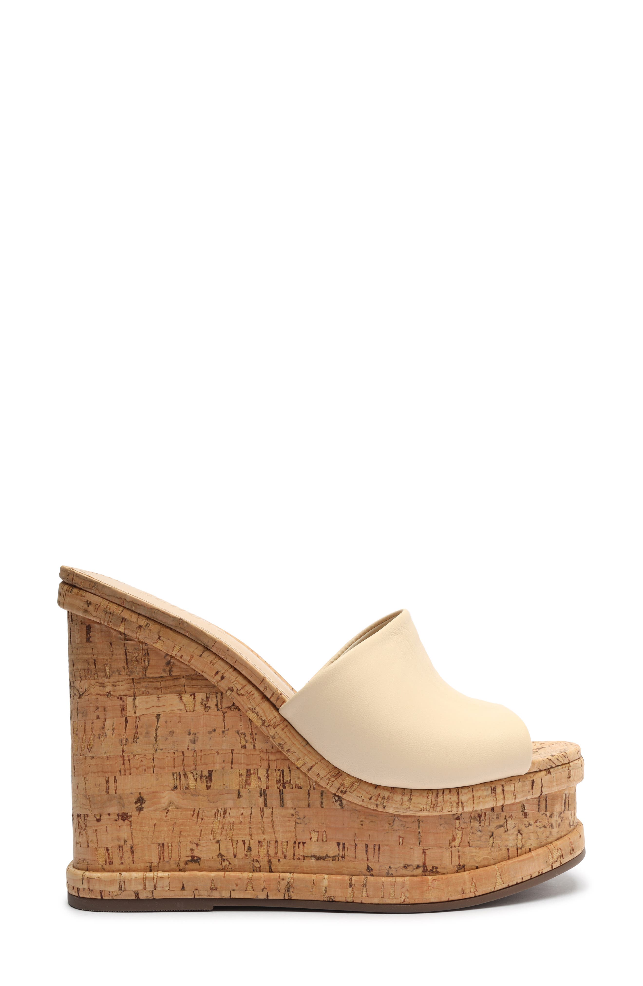 Dalle Platform Wedge Sandal, Alternate, color, EGG SHELL