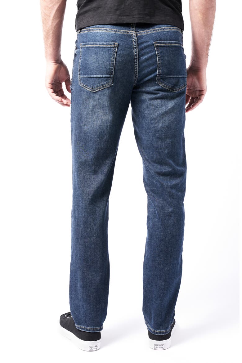 Slim-Fit Performance Stretch Jeans, Alternate, color, BURKE