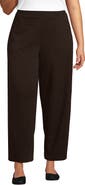 Lands' End Plus Size Sport Knit High Rise Barrel Ankle Pants