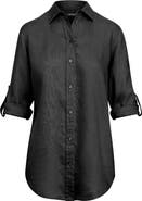 Lauren Ralph Lauren Relaxed Fit Linen Button-Up Shirt