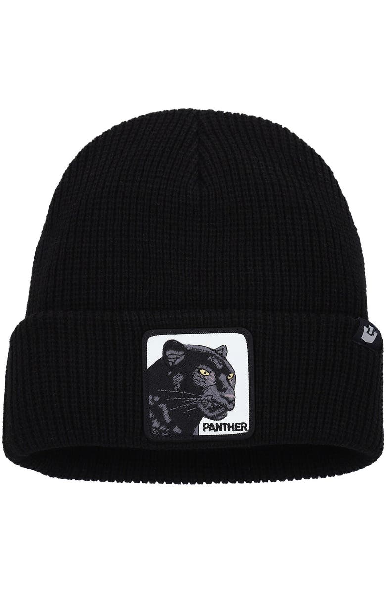 Goorin Bros. Men's Goorin Bros Black Panther Cuffed Knit Hat, Main, color, Black