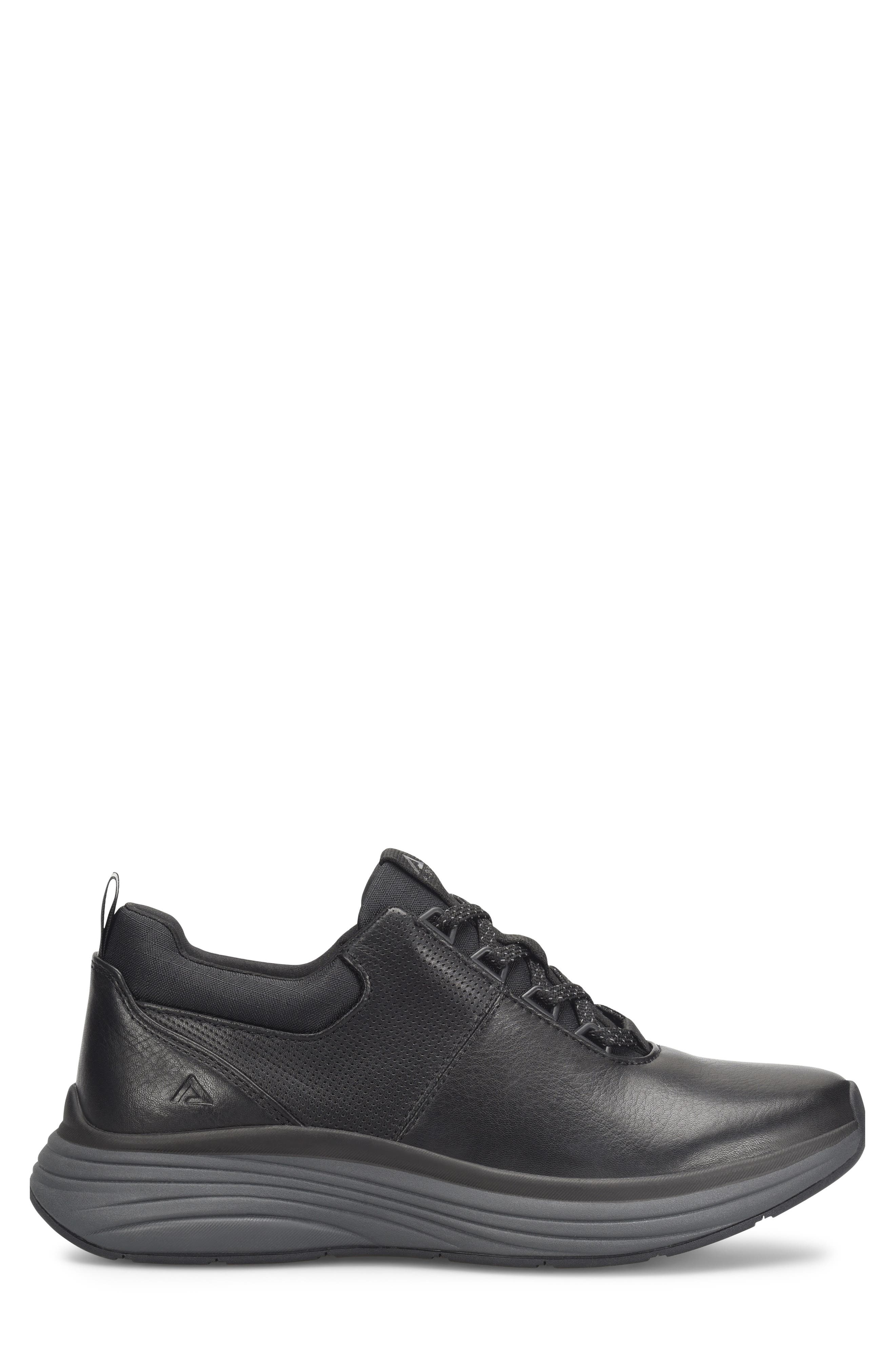 Align Tahoe Leather Sneaker - Wide Width Available, Alternate, color, Black