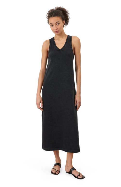 Pact Organic Cotton Weekends Tank Dress in Washed Black at Nordstrom, Size Xx-Large