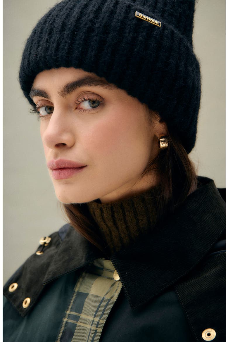 Meryl Cuff Beanie, Alternate, color, BLACK