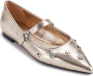 KARL LAGERFELD PARIS Veyda Pointed Toe Mary Jane Flat